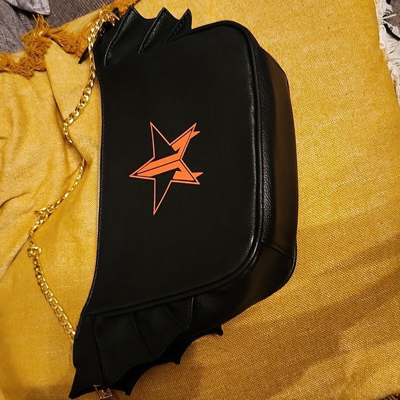 Jeffrey Stars Bat Bag NWOT W/Unbranded Chain - Picture 9 of 9